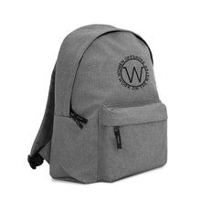 Load image into Gallery viewer, Work On The Water Embroidered Backpack