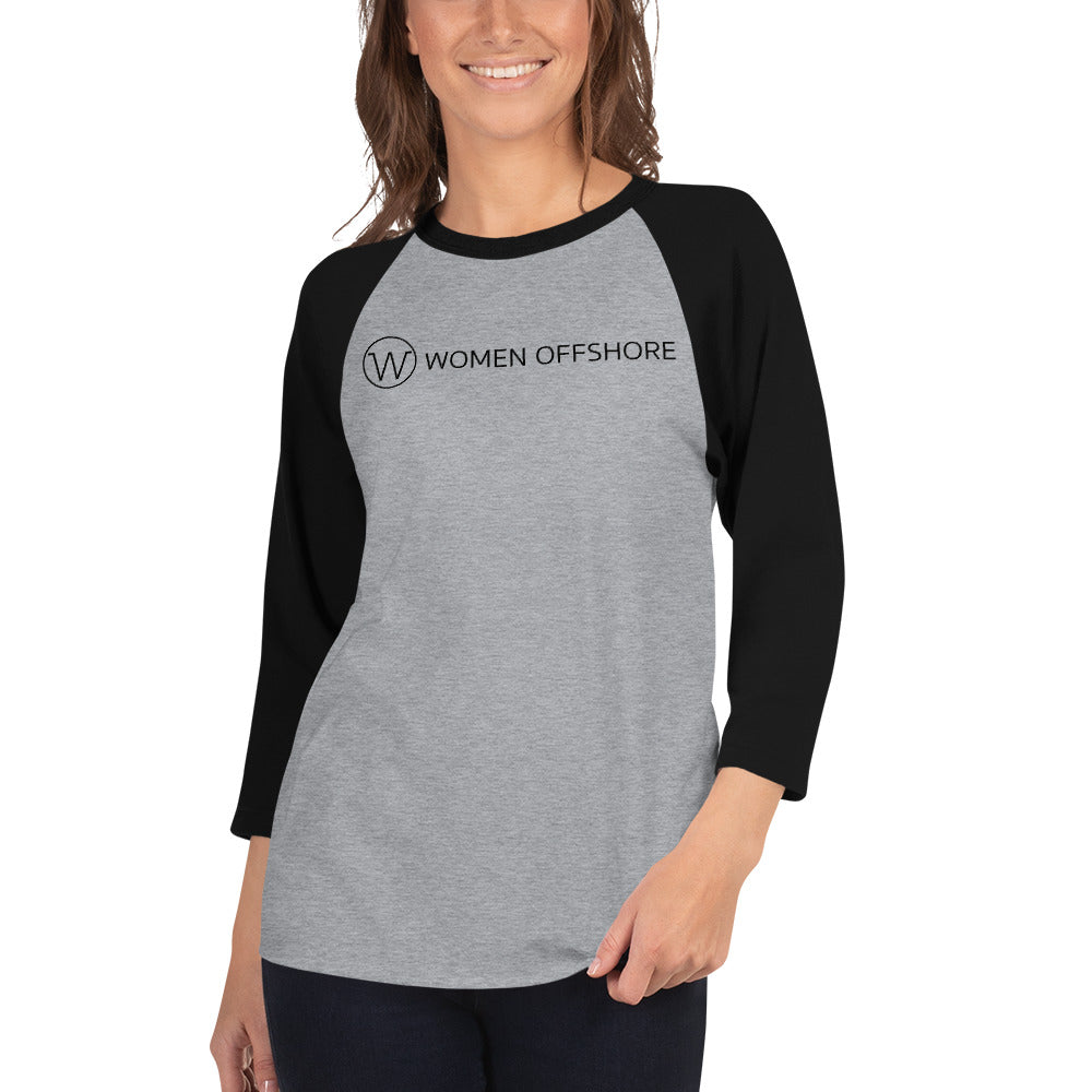 Women Offshore 3/4 Sleeve Raglan Shirt – Women Offshore Shop