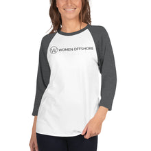 Load image into Gallery viewer, Women Offshore 3/4 Sleeve Raglan Shirt