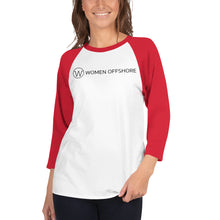 Load image into Gallery viewer, Women Offshore 3/4 Sleeve Raglan Shirt