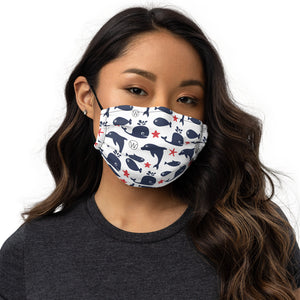 Whale of a Time Premium Face Mask