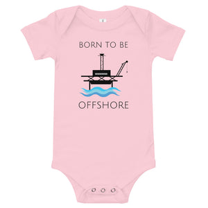 Born To Be Offshore Baby One Piece
