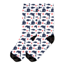 Load image into Gallery viewer, Whale of a Time Socks
